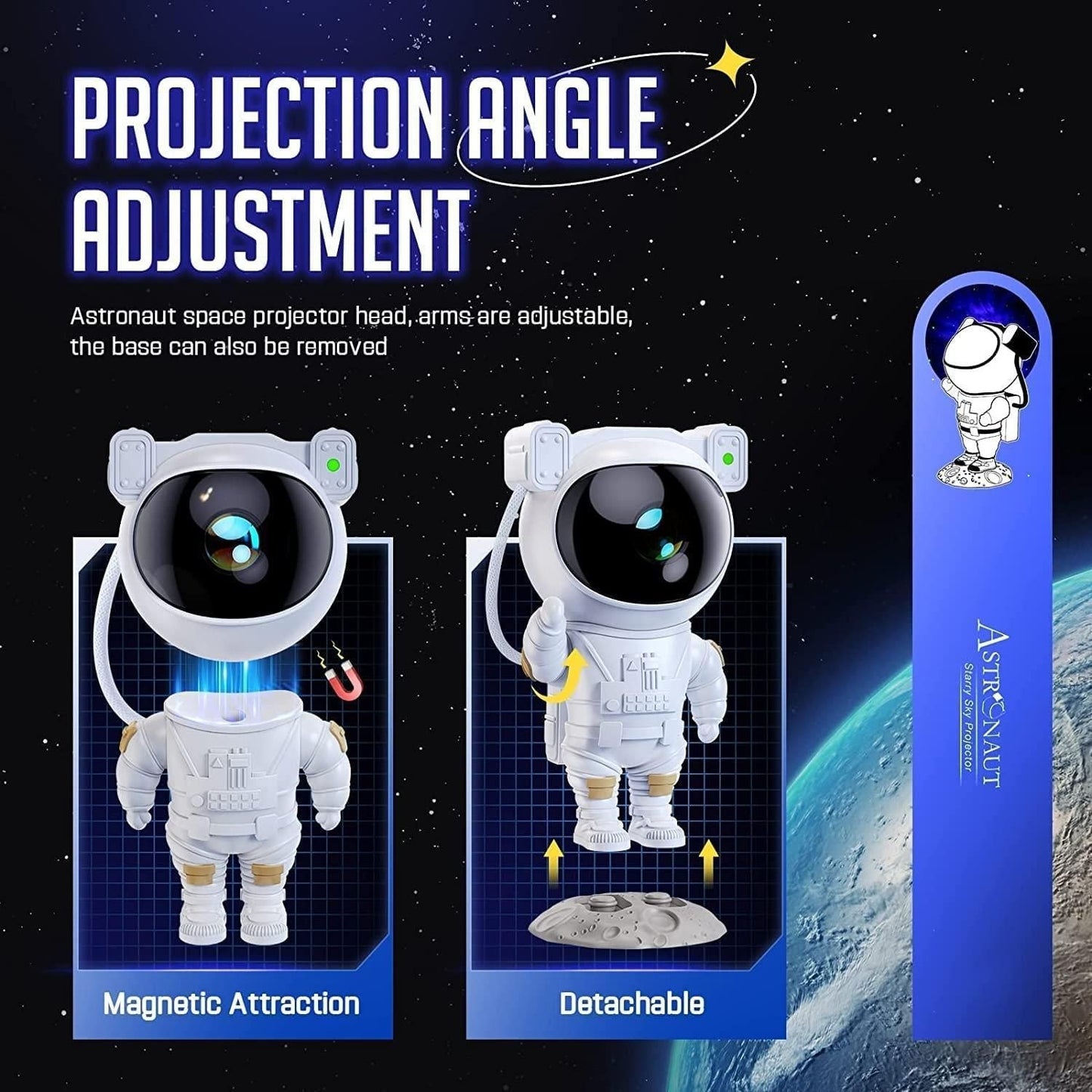 Astronaut Galaxy Projector Pro