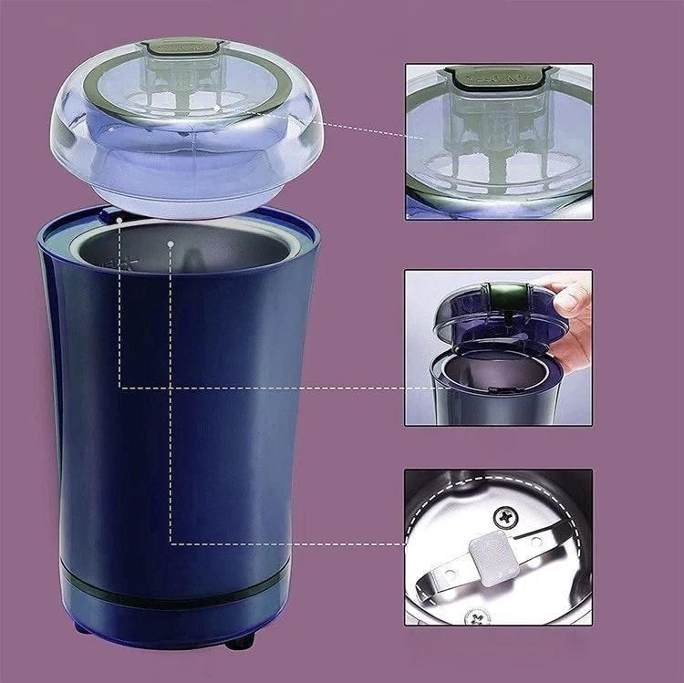 Electric Coffee Grinder Spice & Coffee Bean Grinder (Random Color)