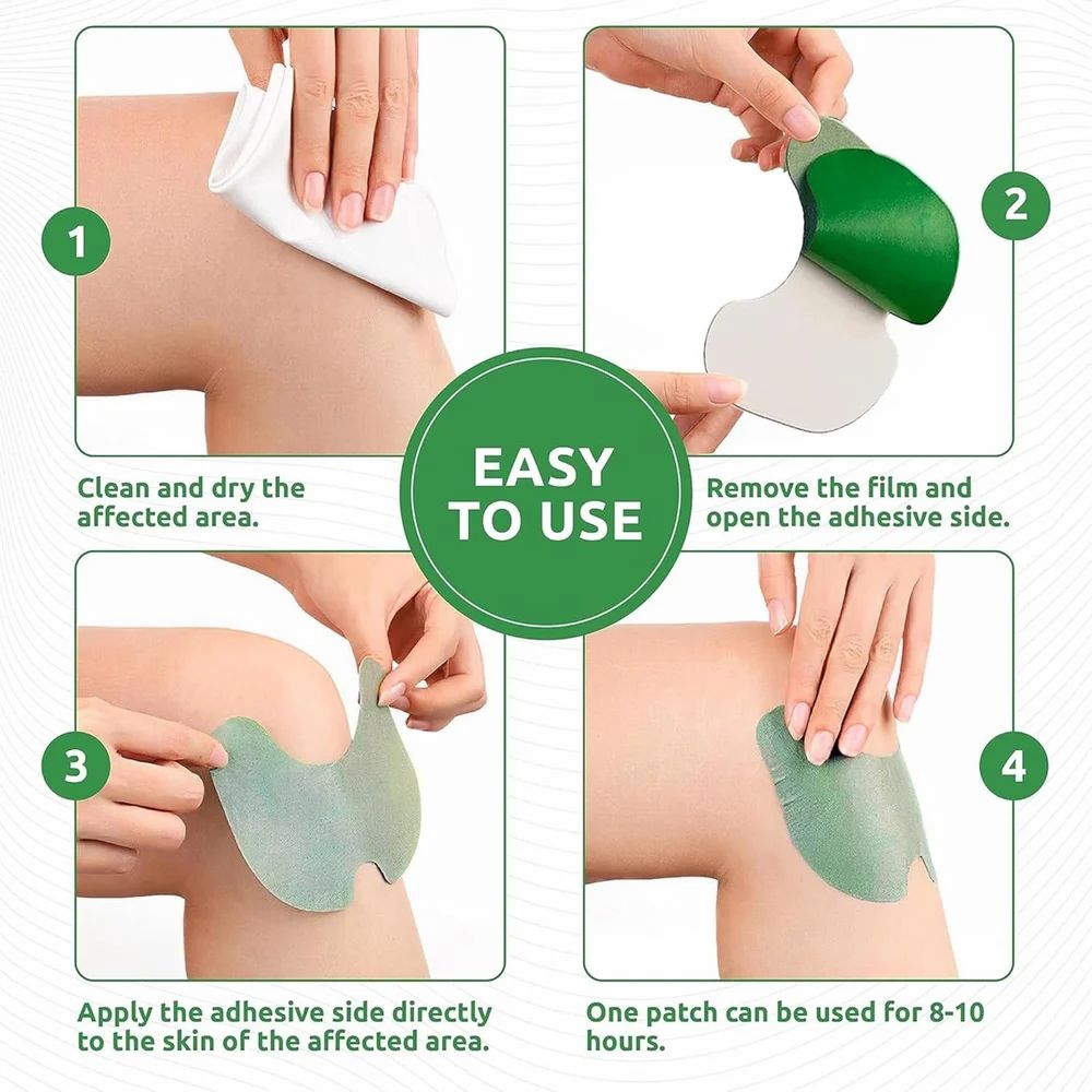 Herbal Knee Pain Relief Patches Pack of 10