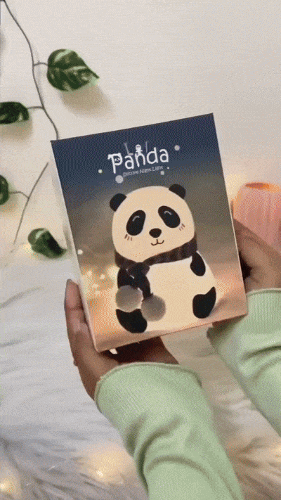 SnugglePanda™ – Adorable Silicone Night Light Lamp for Kids