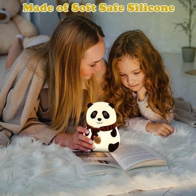 SnugglePanda™ – Adorable Silicone Night Light Lamp for Kids
