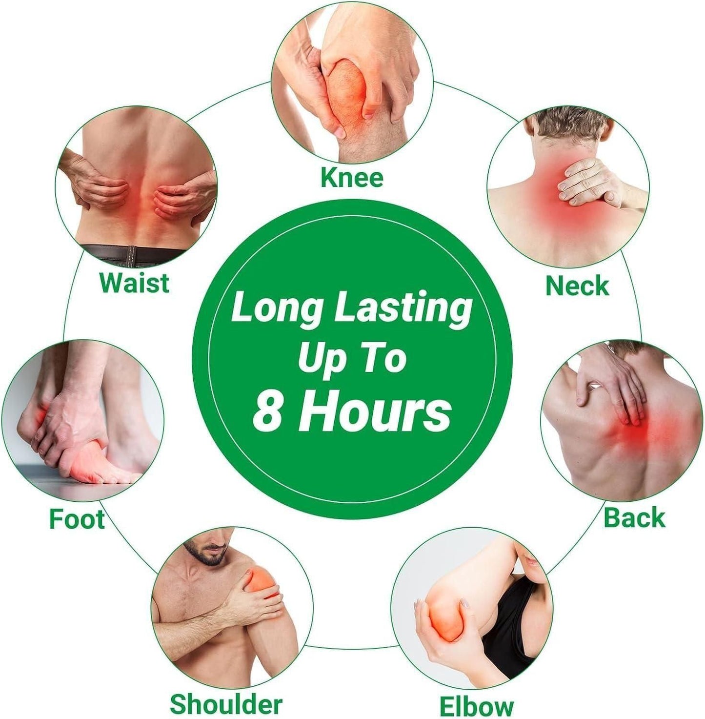 Herbal Knee Pain Relief Patches (Pack of 10, 20, 30)