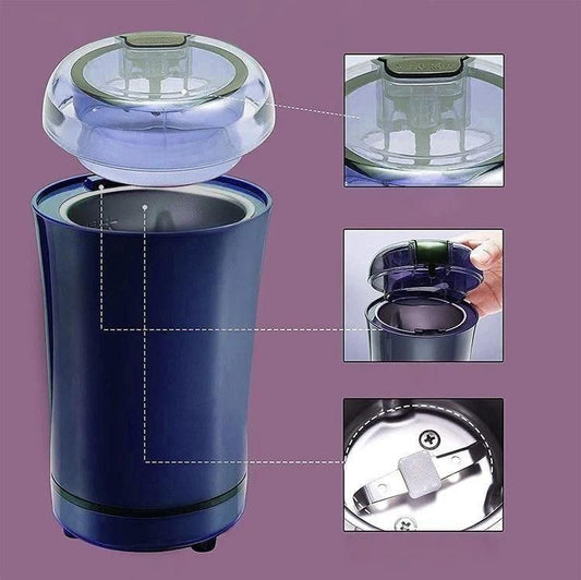 Electric Coffee Grinder Spice & Coffee Bean Grinder (Random Color)