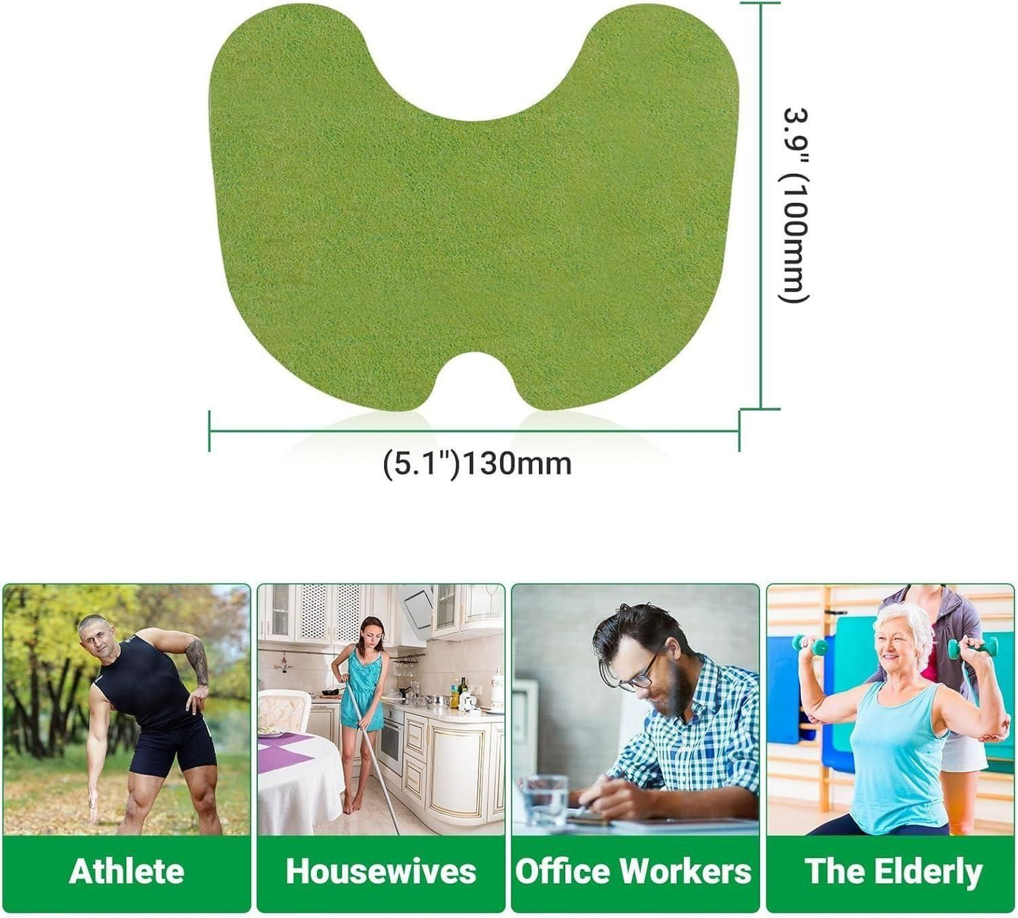 Herbal Knee Pain Relief Patches (Pack of 10, 20, 30)