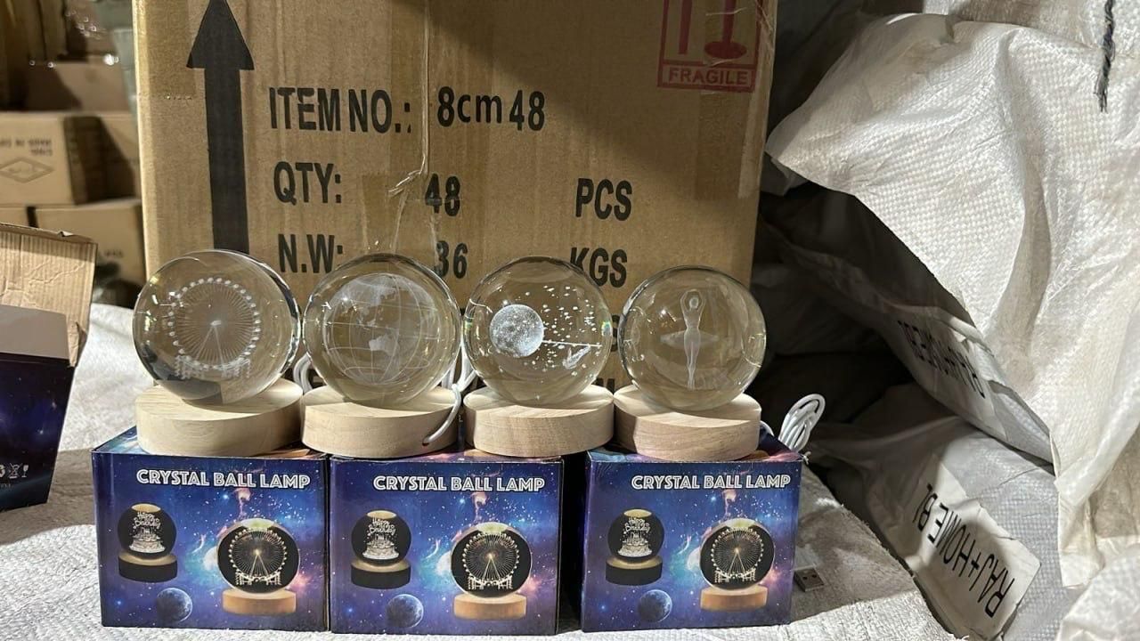 Luminous 3D Galaxy Lamp Ball