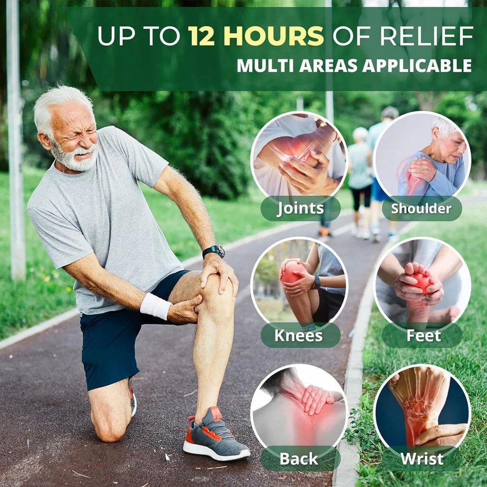 Herbal Natural Knee Pain Relief Patches Pack of 10